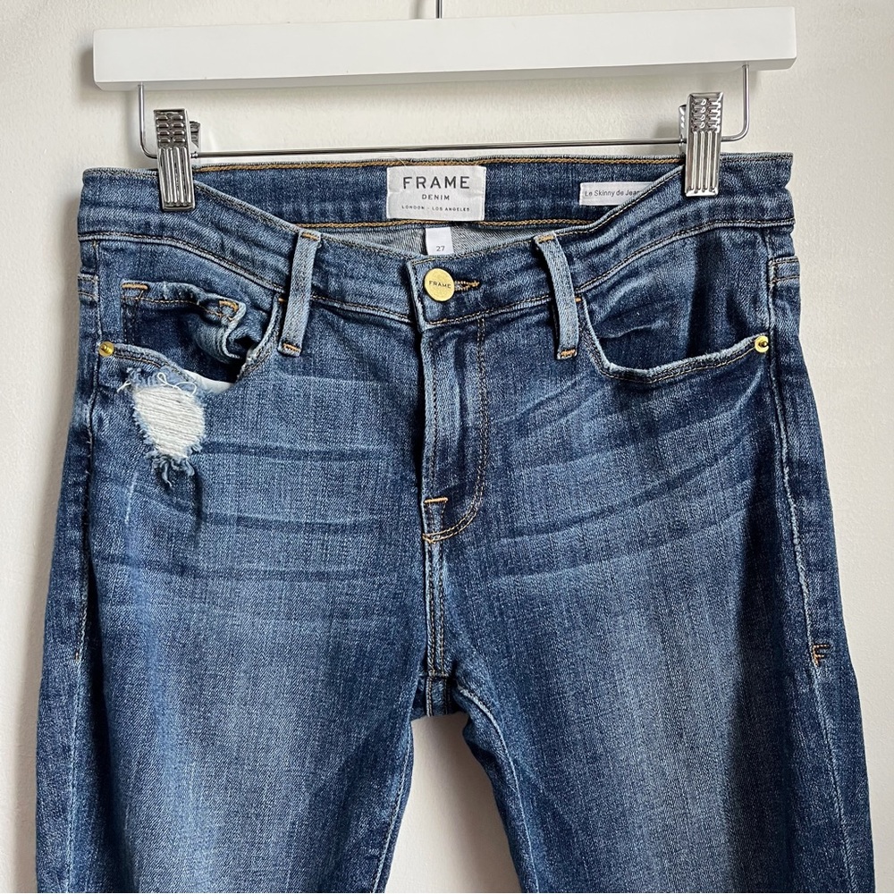 🎉SALE🎉 Frame Le Skinny de Jeanne Crop in Roberts - Picture 2 of 10